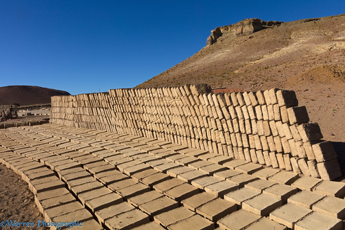 mud bricks in da sun :)